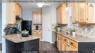 Priced at $418,000 - 2337 N Delaware Street, Indianapolis, IN 46205