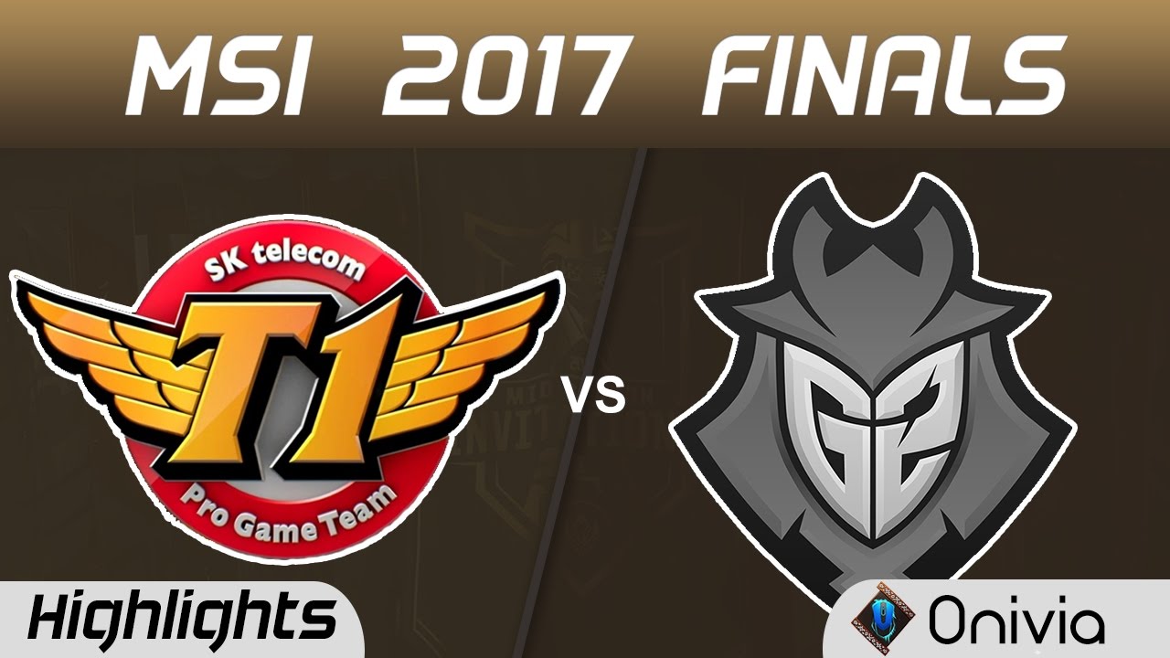 SKT vs G2 Highlights Game 4 MSI 2017 Finals SK Telecom T1 vs G2 Esports by Onivia