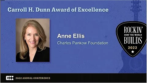 Carroll H. Dunn Award of Excellence: Anne Ellis