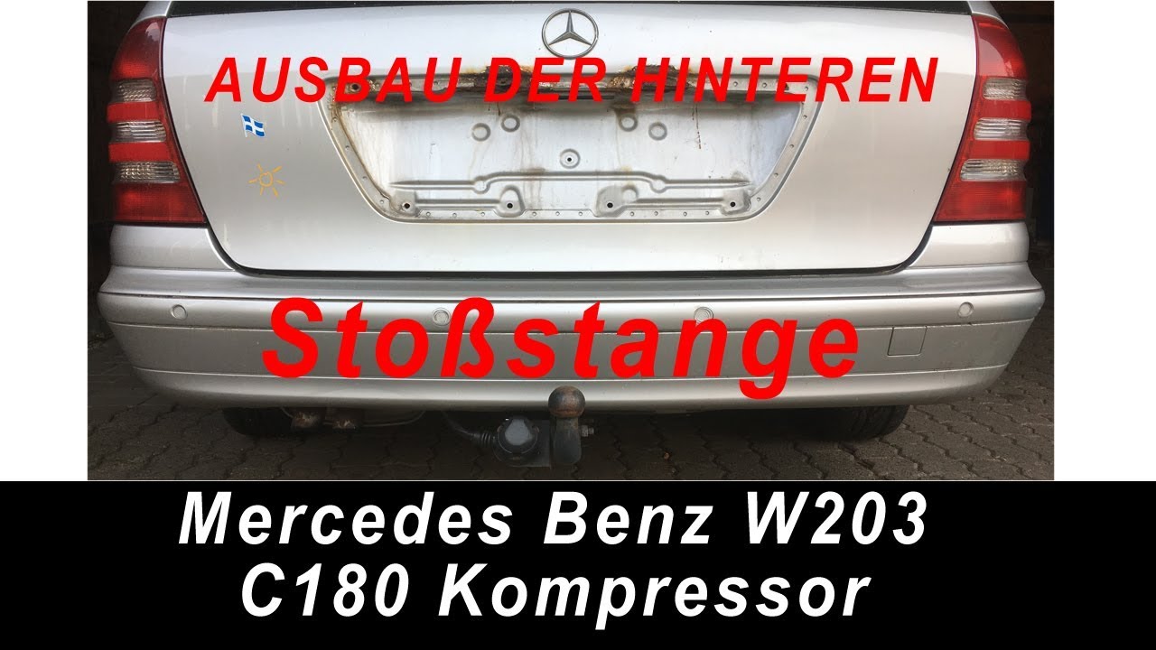 W203 Projekt Update 10 Ausbau der hinteren Stoßstange / Stoßfänger YouTube W203 Projekt Update 10 Ausbau der hinteren Stoßstange / Stoßfänger YouTube