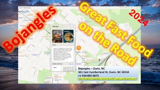 GREAT FAST FOOD on the Road - Bojangles Dunn North Carolina 2024