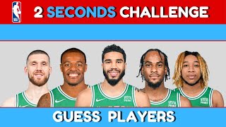 Guess The Basketball Player in 2 Seconds - Boston Celtics