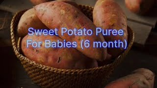 sweet potato porridge | sweet potat | sweet potato pure | sweet potato soup for babies shorts