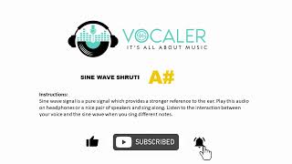 Sine Wave Tanpura A#  - Sing better with Sine Wave Tanpura - Drone in A#