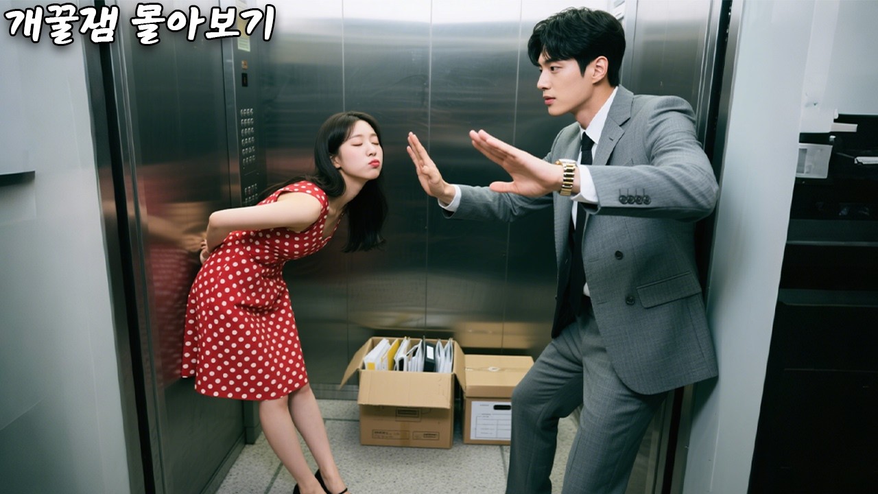 엘베에서 넘어져 낯선 남자와 뽀뽀한 그녀, 재수없다고 생각했는데 대박 회사 CEO였다! 뽀뽀 그 남자의 심장을 훔치다! #cdrama #드라마 #kdrama