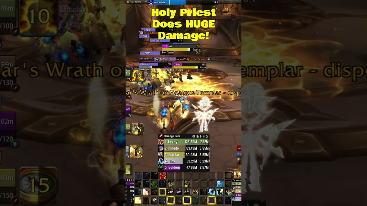 Holy Priest Does HUGE Damage!