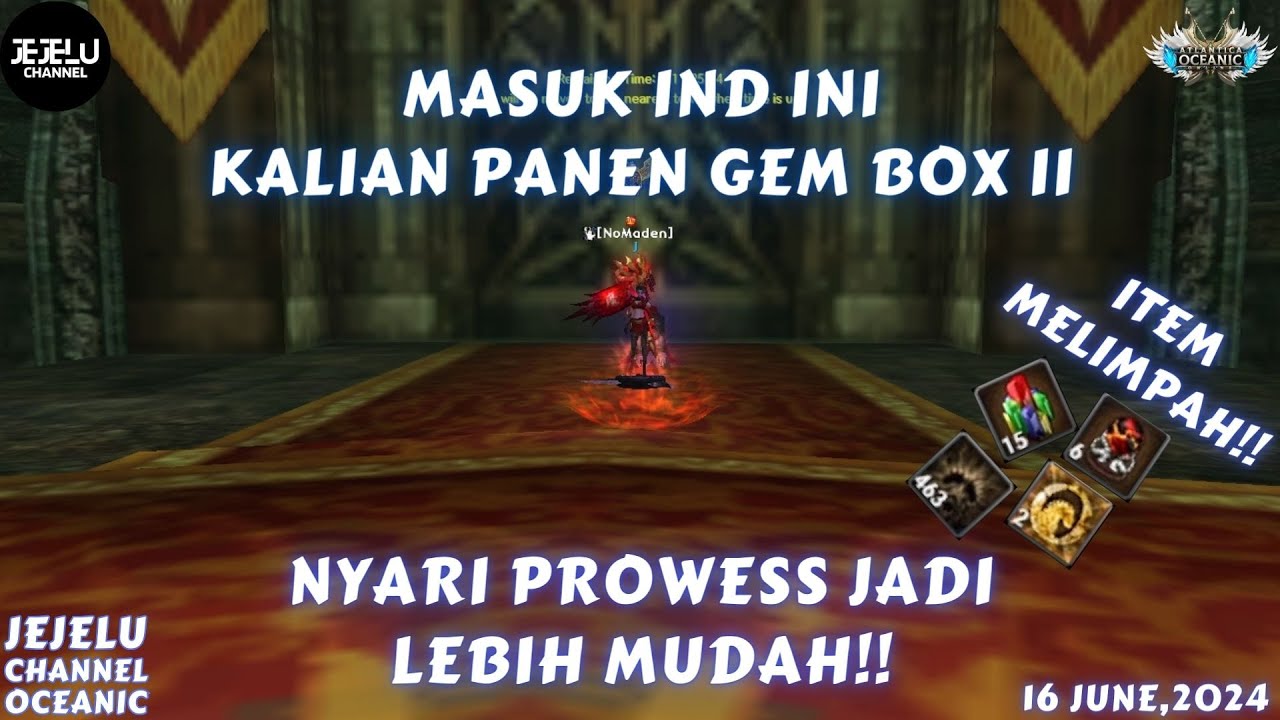 IND Penghasil GEM & War Gods Aura !! - Atlantica Oceanic 
