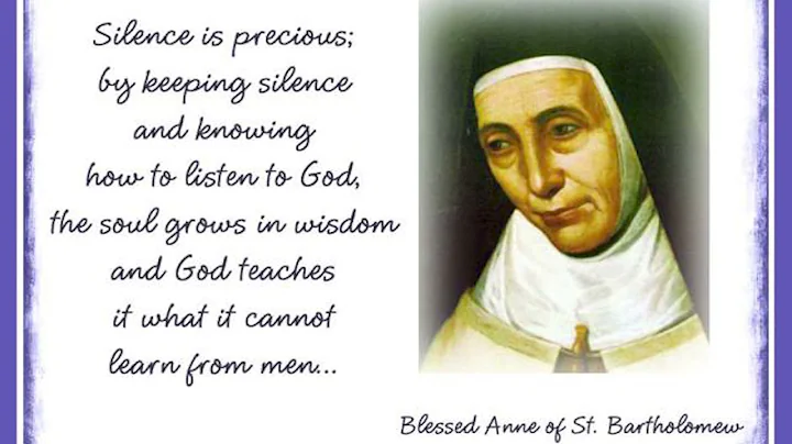 Inspiring Saints I June 7 I Blessed Anne of Saint ...