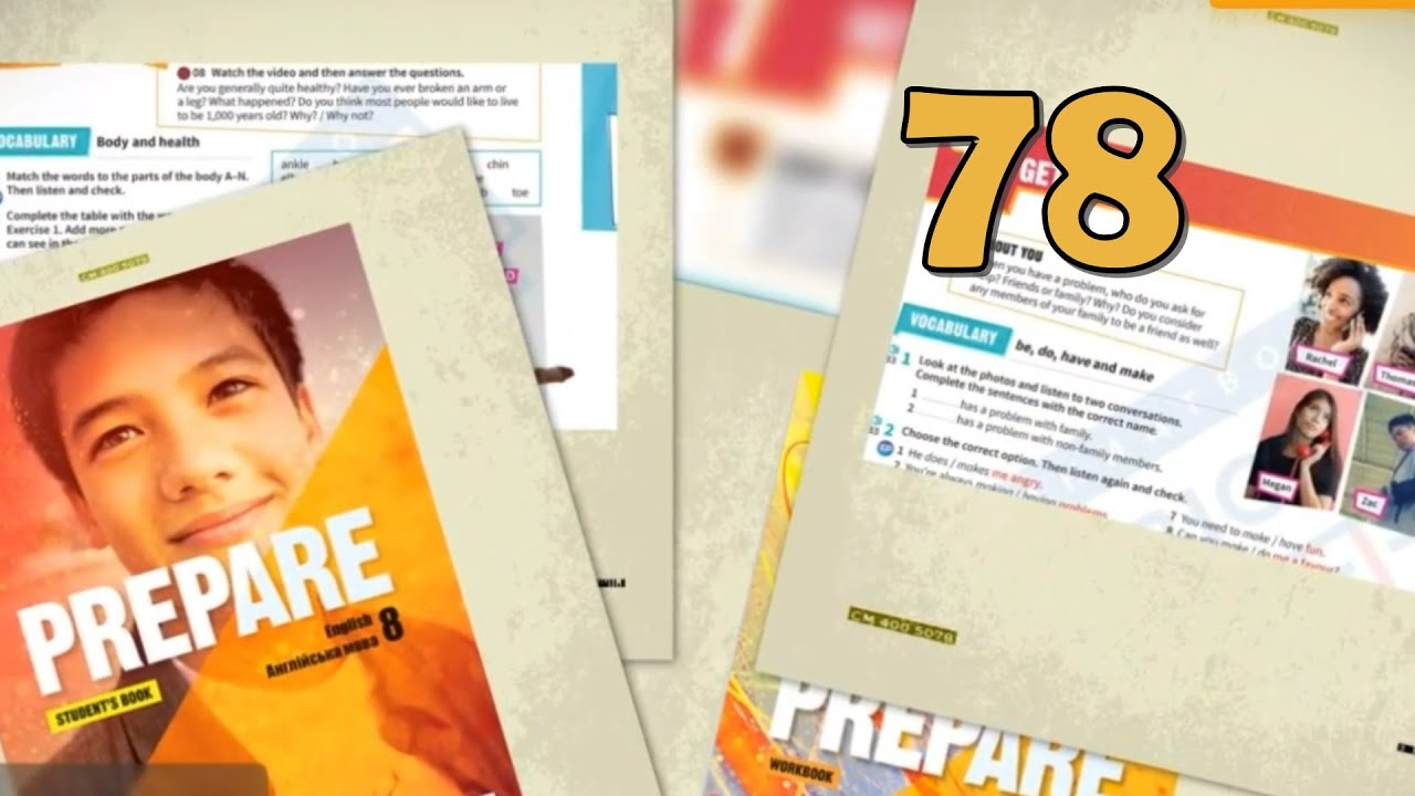 Prepare 8 НУШ Unit 13 Mixed feelings. Grammar. Vocabulary p. 78 Student's Book