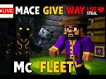 🔴Mc Fleet | Life Steal Mace Giveway | Join The Live Now! @minecraft  #minecraft @AnshuBisht