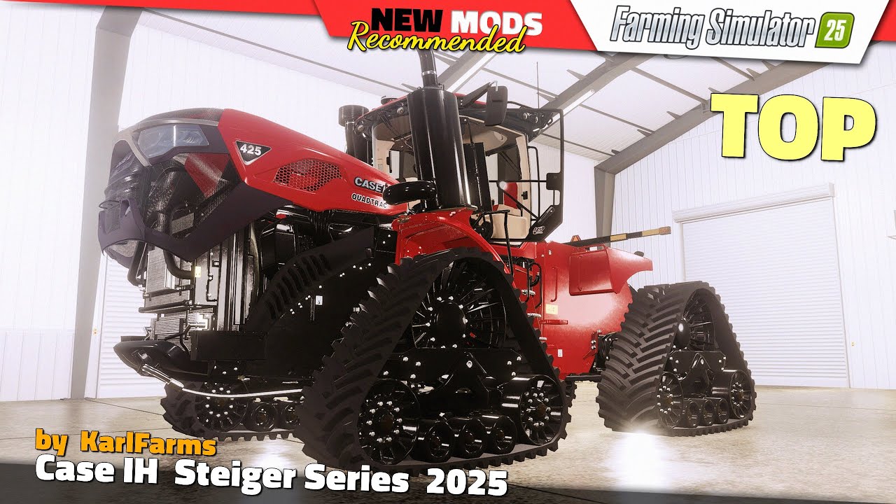 FS25 | Case IH Steiger Series 2025 (by KarlFarms) - Farming Simulator 25 Mods Review QHD