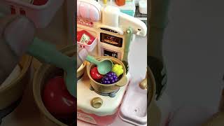 ASMR Toy Kitchen 🥗 – Vegis Cooking Play Set