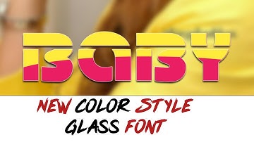 How To Make New Color Glass Font In Pixellab & Ps Touch | Glass Font Dp Editing | Glass Font |