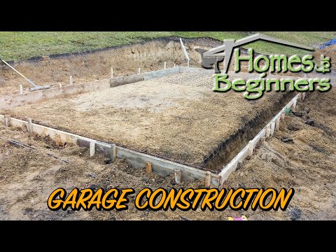 How to Build a Garage - Ground Work and Concrete Pad