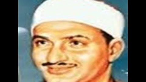 المنشاوى في سورة الحج سبحان الله الصوت الباكى