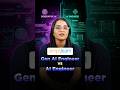 🔥Generative AI Engineer vs AI Engineer: What’s the Difference? 🤖#shorts #simplilearn