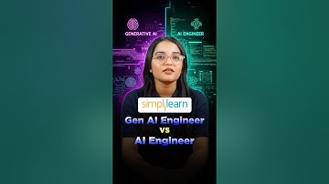 🔥Generative AI Engineer vs AI Engineer: What’s the Difference? 🤖#shorts #simplilearn