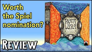 Review & How To Play ➤ Nova Luna【ツ】Tile-Laying Strategy, Uwe Rosenberg, Game of the Year?