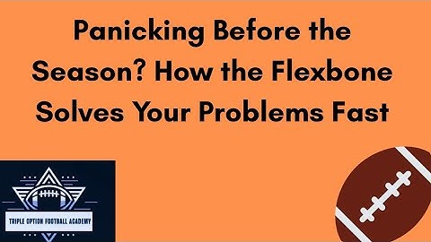 Panicking Before the Season? How the Flexbone Solves Your Problems Fast