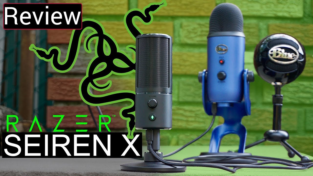 Razer Seiren X Vs Blue Yeti Vs Blue Snowball Its Exactly What A Streamer Needs Youtube