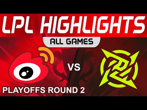 WBG vs NIP Highlights ALL GAMES LPL Summer Playoffs 2023 Weibo Gaming vs Ninjas in Pyjamas by Onivia