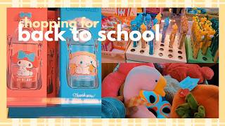 daily vlog ☀️―୨୧⋆ ˚ back to school shopping & local market !