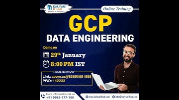 GCP Data Engineering - New Batch | Kalyan IT Hub