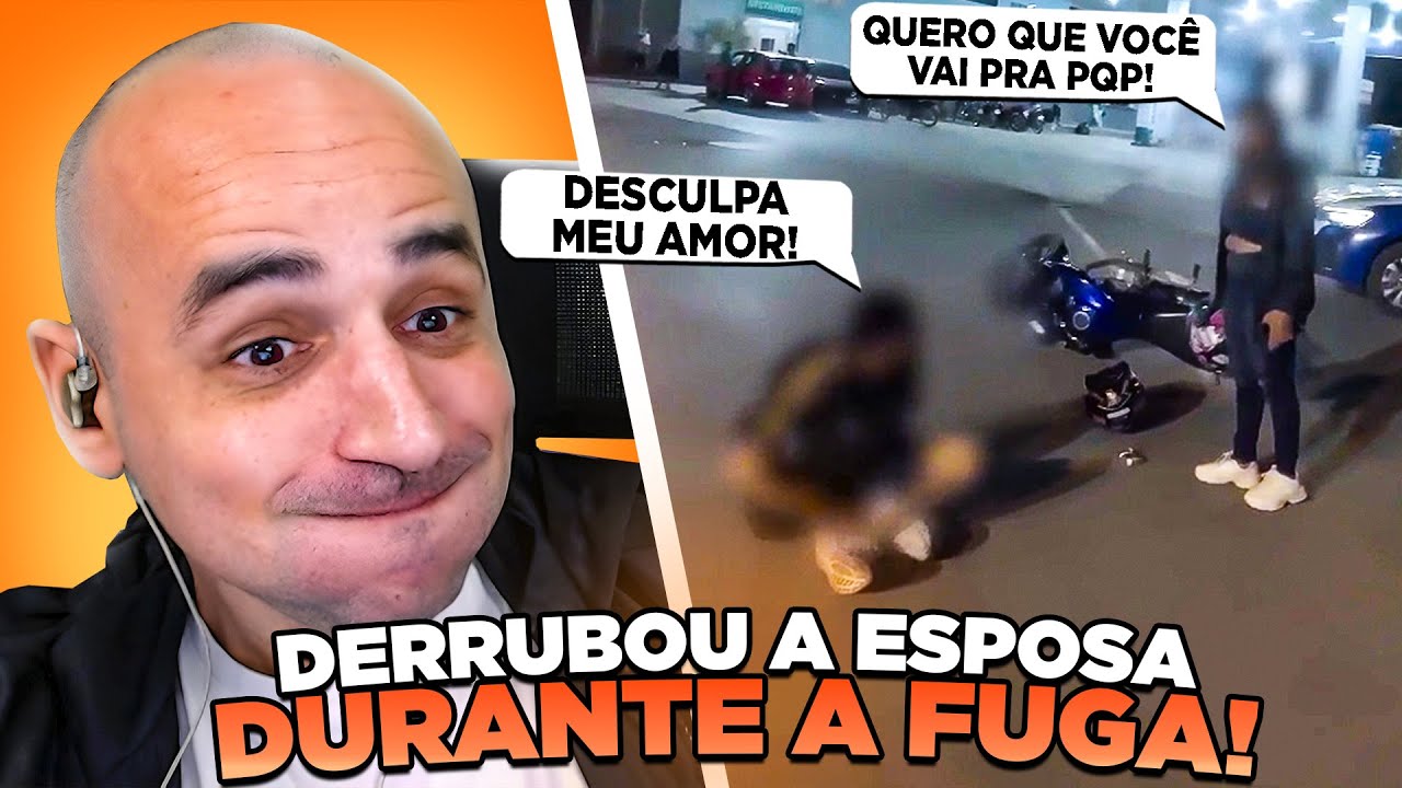 TENTOU DAR PINOTE E DERRUBOU A ESPOSA DA GARUPA