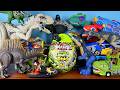 ASMR Jurassic World Unboxing Colorful Dinosaur T-rex Spinosaurus Baryonyx Allosaurus Atrociraptor