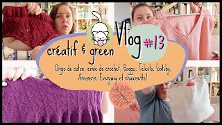 Cast-on et orgie de coton 🌿Vlog 13🧶