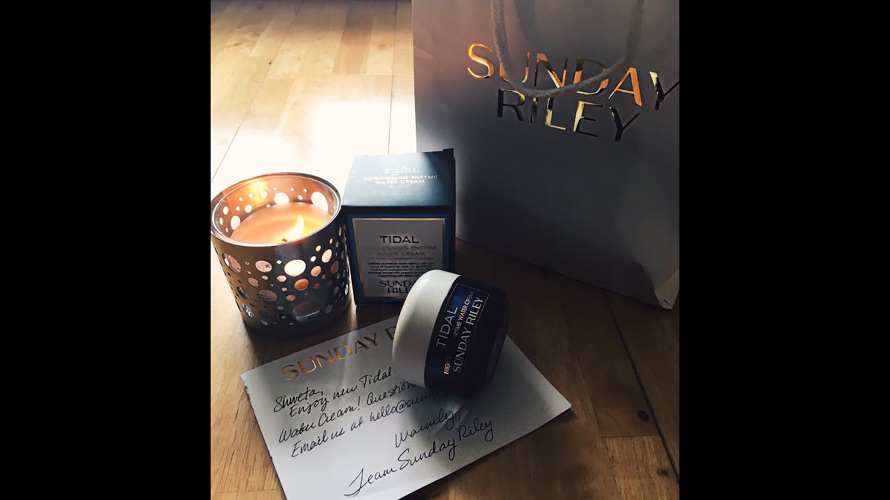 Sunday Riley Tidal Brightening Enzyme Water Cream Review