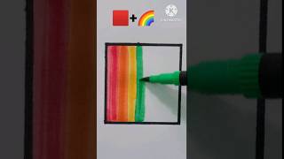 Square Rainbow art