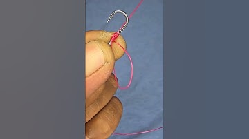 🎣 How to Tie 2 Strong Hooks on One Fishing Line | Double Hook Rig #Fishing #FishingKnots #fishing
