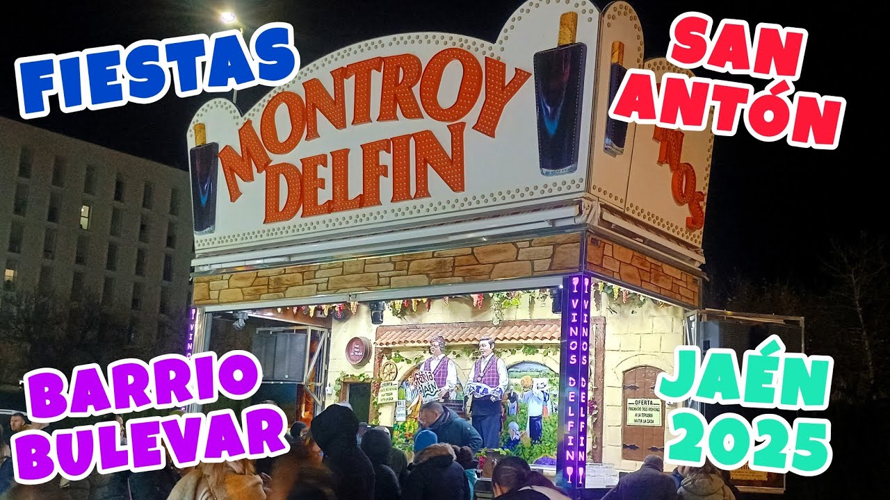 Fiestas de San Antón en el Barrio del Bulevar de Jaén 2026.
