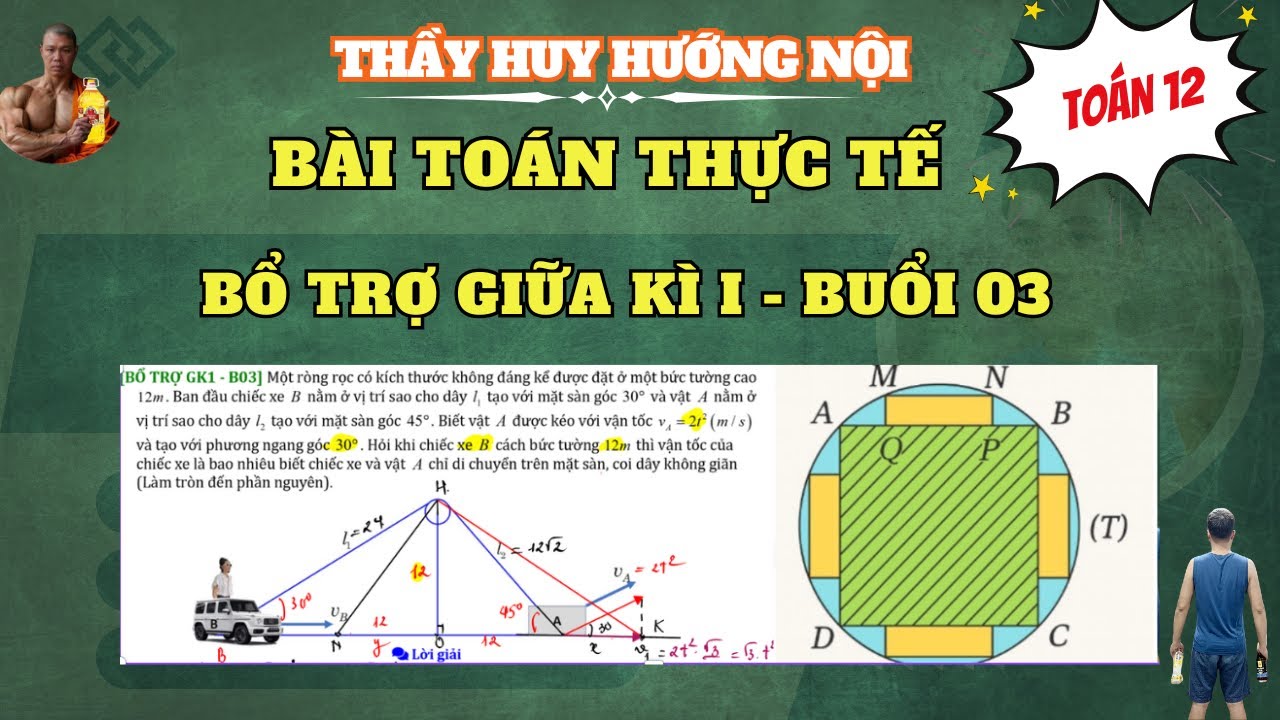 BÀI TOÁN THỰC TẾ - TỔNG ÔN GIỮA KÌ I - VDC BUỔI 03