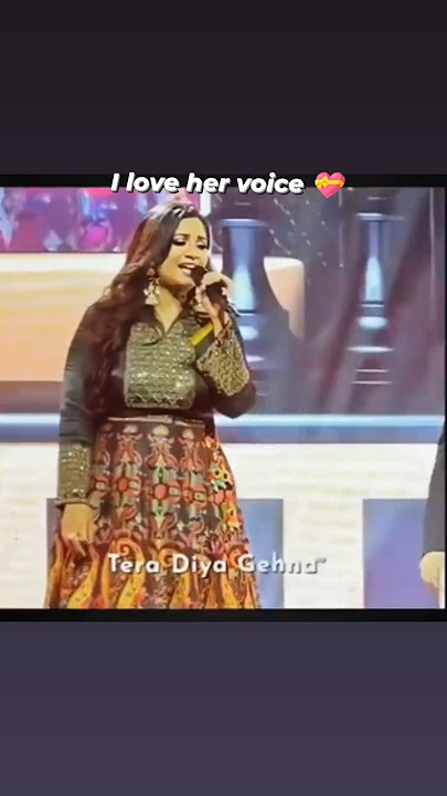 Tujhe mere liye mujhe tere liye💝 😊#shreyaghoshal #performence #shorts #ytshorts #viralvideo