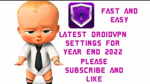 DroidVPN Settings for Year End 2022 For Netone Fast and Easy