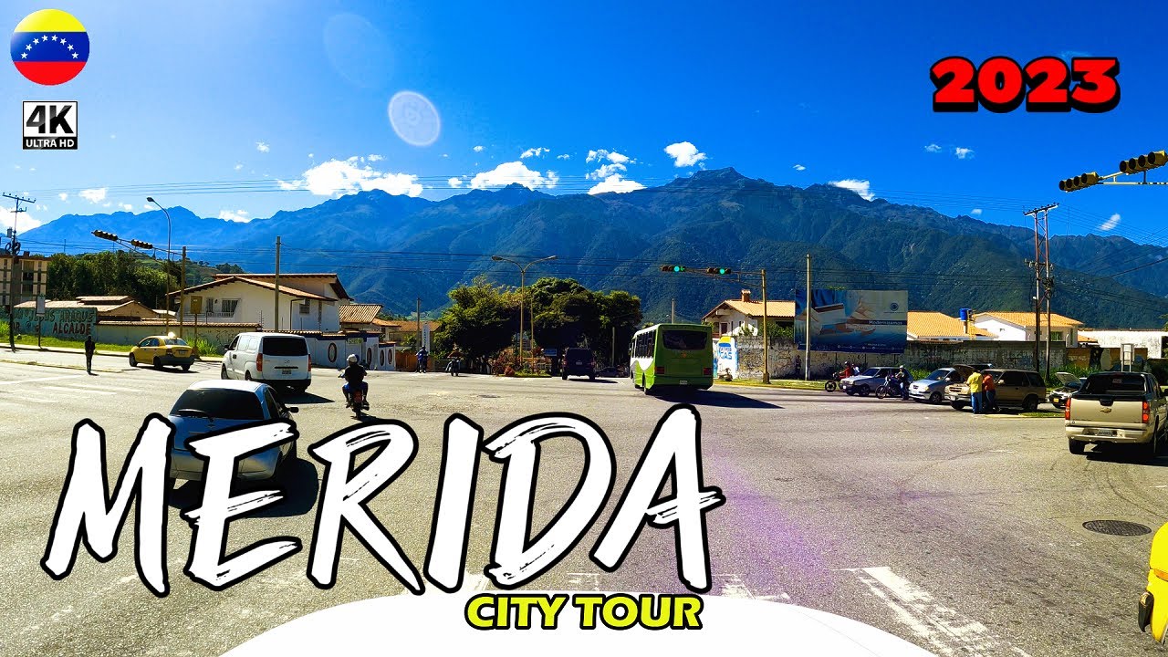 ¿LA CIUDAD MAS BONITA DE VENEZUELA? Asi es Mérida. City Tour en 4K. 2023 🇻🇪