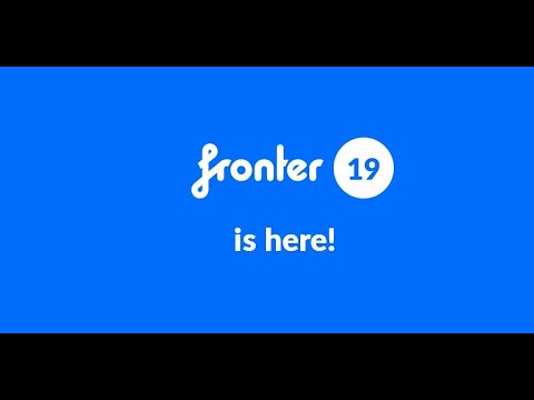 Fronter 19 User Webinar April 5, 2019