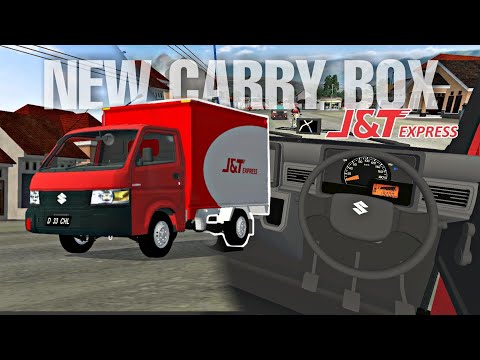 SUZUKI NEW CARRY BOX J&T EXPRESS | MOD BUSSID