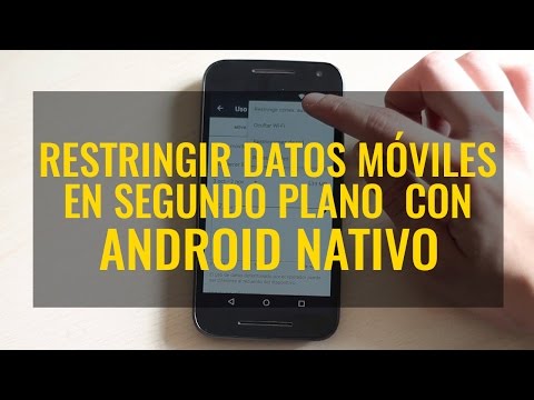 Restringe datos móviles en segundo plano en Android nativo hqdefault