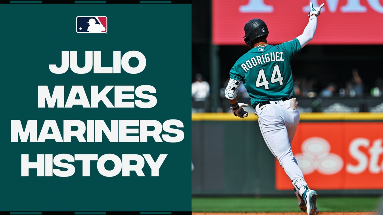 JULIOOOO!! JRod the fastest player in Mariners history to reach 50 home runs! YouTube