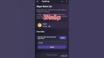 Bitget Wallet Lite - 6m Users in 3 days! Crypto on Telegram is Booming | Tapswap Video Code