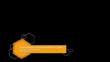How to capture snapshots programmatically in TruClient?