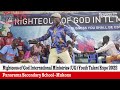 Panorama S.S wins Righteous of God Youth Talent Expo 2022