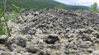 5 Wheels Rolling through the Nisga'a Lava fields.