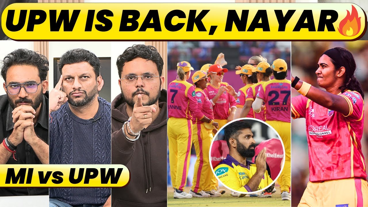 🔴MI vs UPW: BACK TO BACK WINS FOR UP vs MI, MI & UP EQUAL IN POINTS TABLE