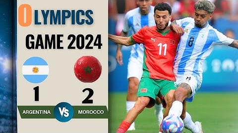 Argentina vs Morocco 1-2 | Olympic match 2024 | Football Highlights.