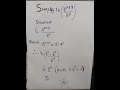 LOGARITHMS OF AN EXPONENTIAL FRACTION #fraction #exponents #managementonlineclass #logarithm