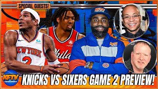 Knicks vs Sixers Game 2 Preview w/ Gus Johnson & Brian Geltzeiler